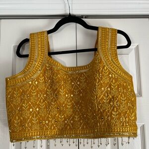 Yellow Embellished Women's Dress